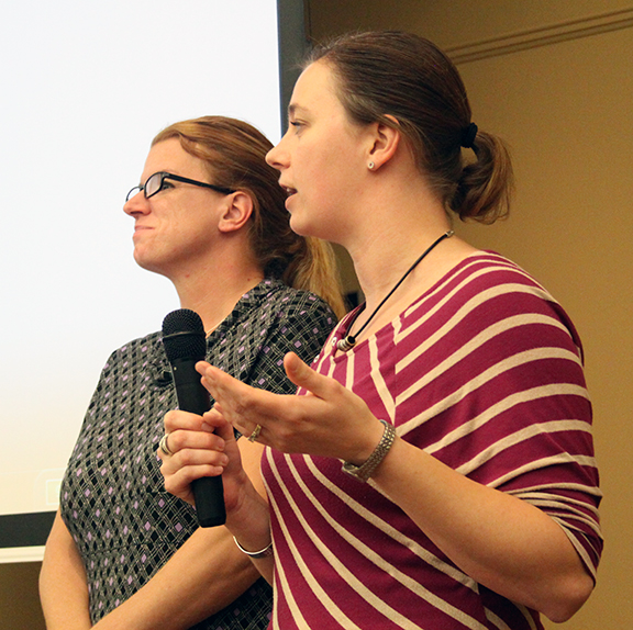 Lexington's Jennifer Feagles and Erin Hollenbeck give a presentation about how wellness affects our lives and brings us an improved quality of life.