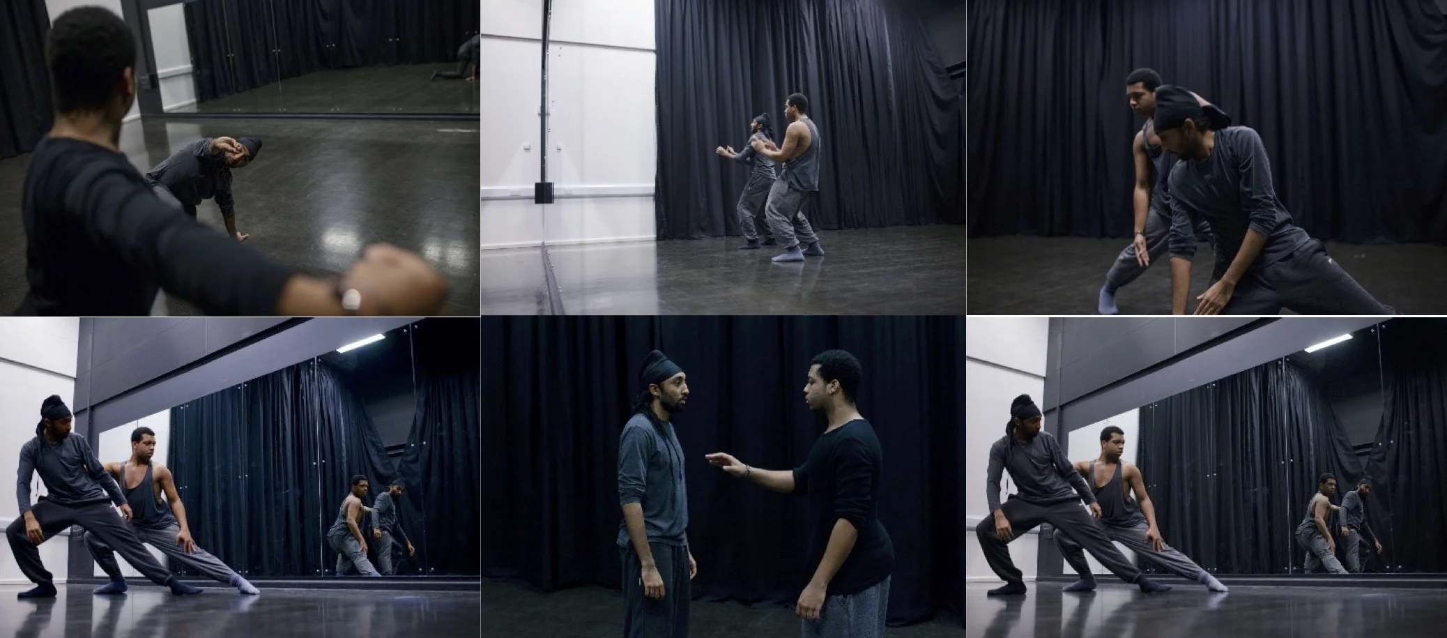 Deepraj working with his company 'Tribe Dance Theatre'