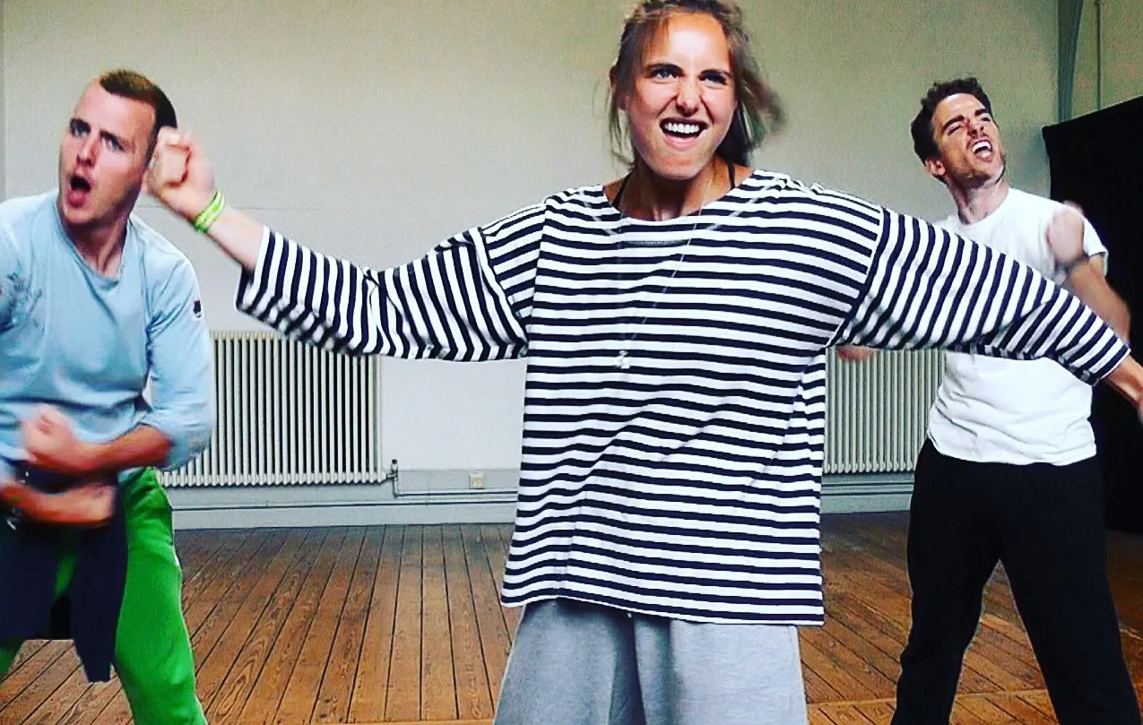 Chloe in rehearsals for 'Choreocracy'