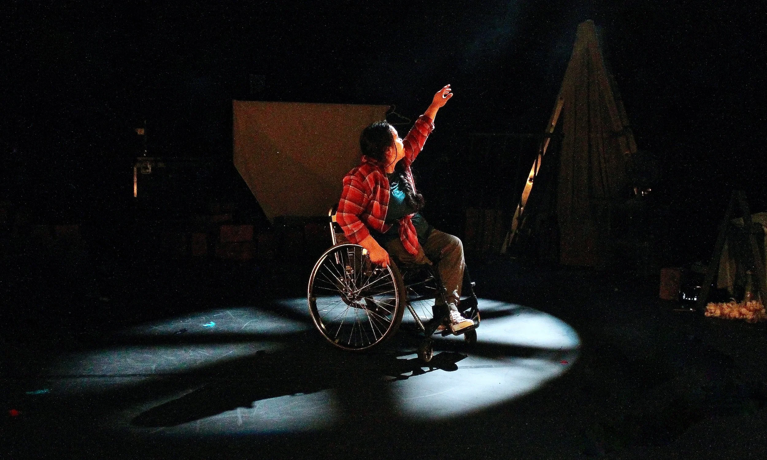 Laura Dajao in Night at the Theatre (Image: Rhiannon Williams)