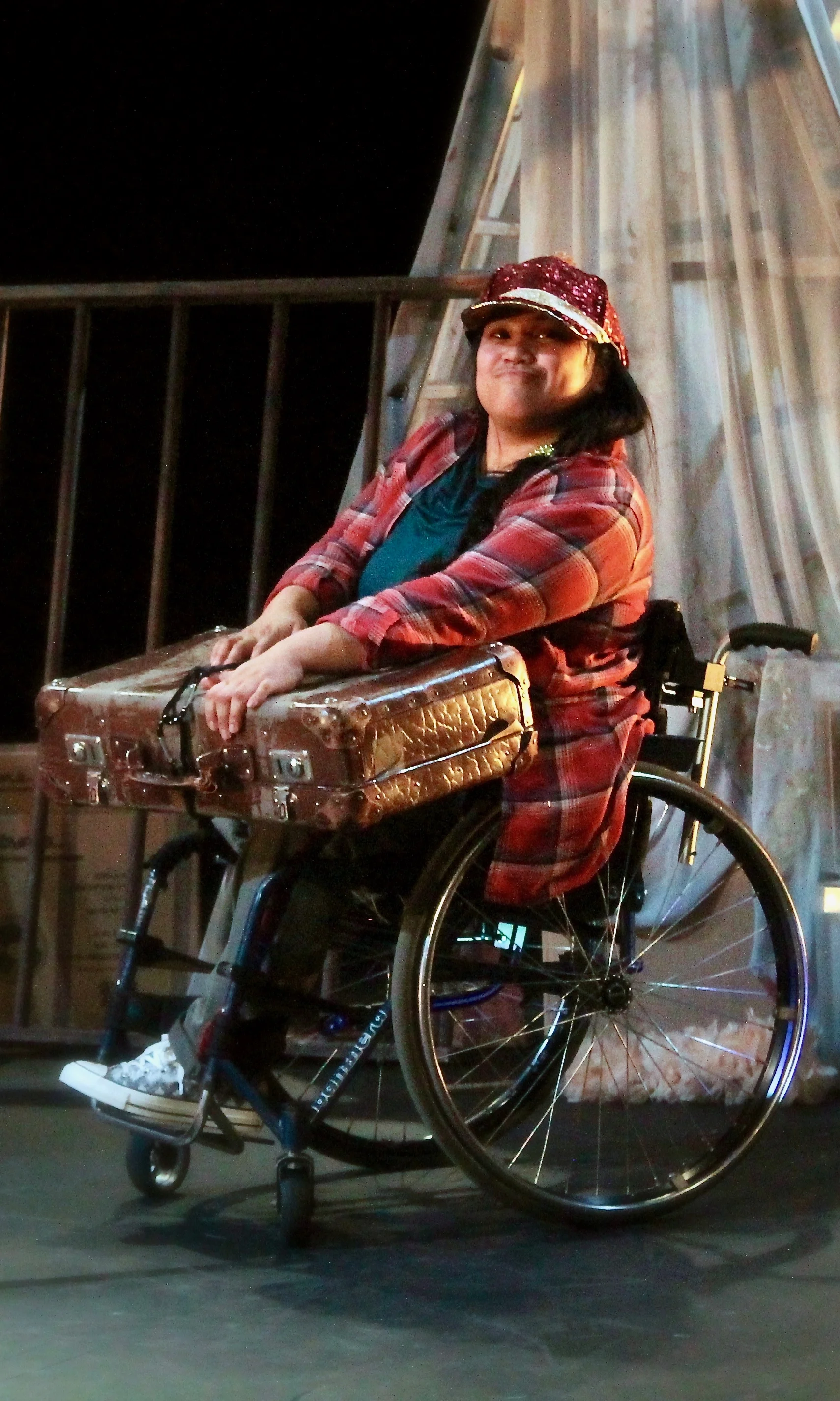 Laura Dajao in Night at the Theatre (Image: Rhiannon Williams)