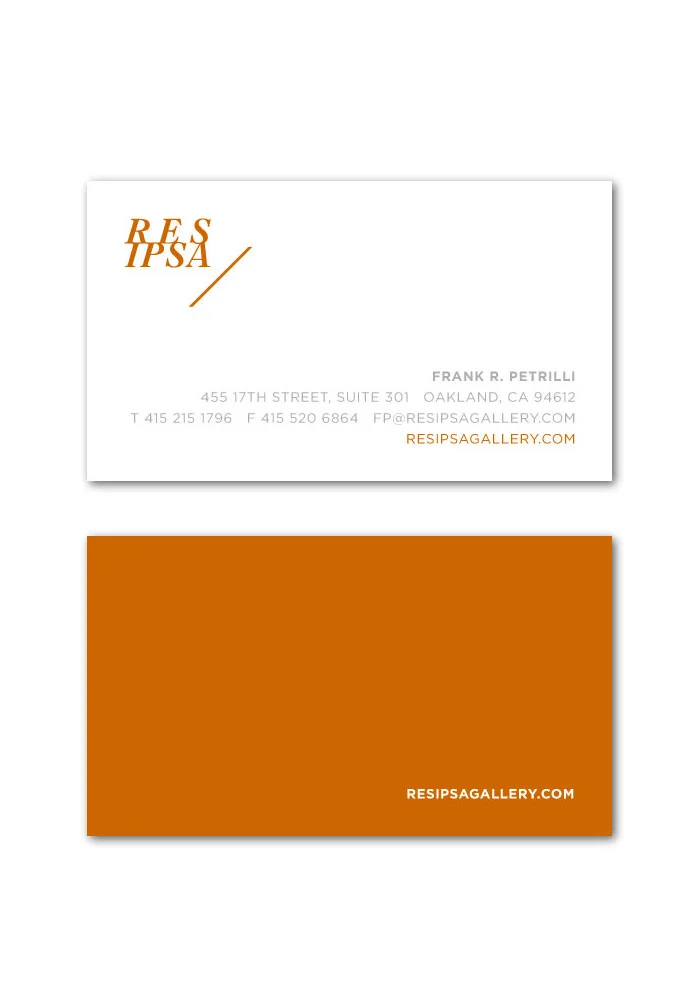 Res Ipsa Gallery Branding