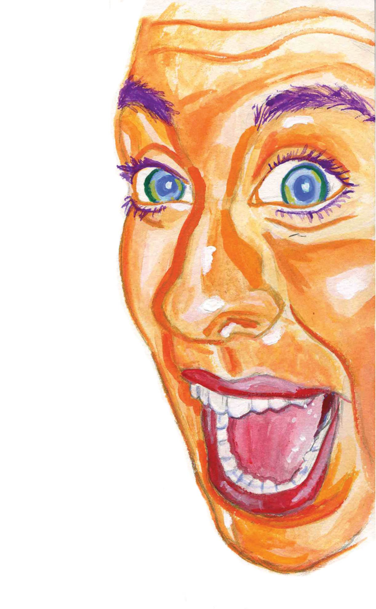 "Shout!" Gauche on Paper