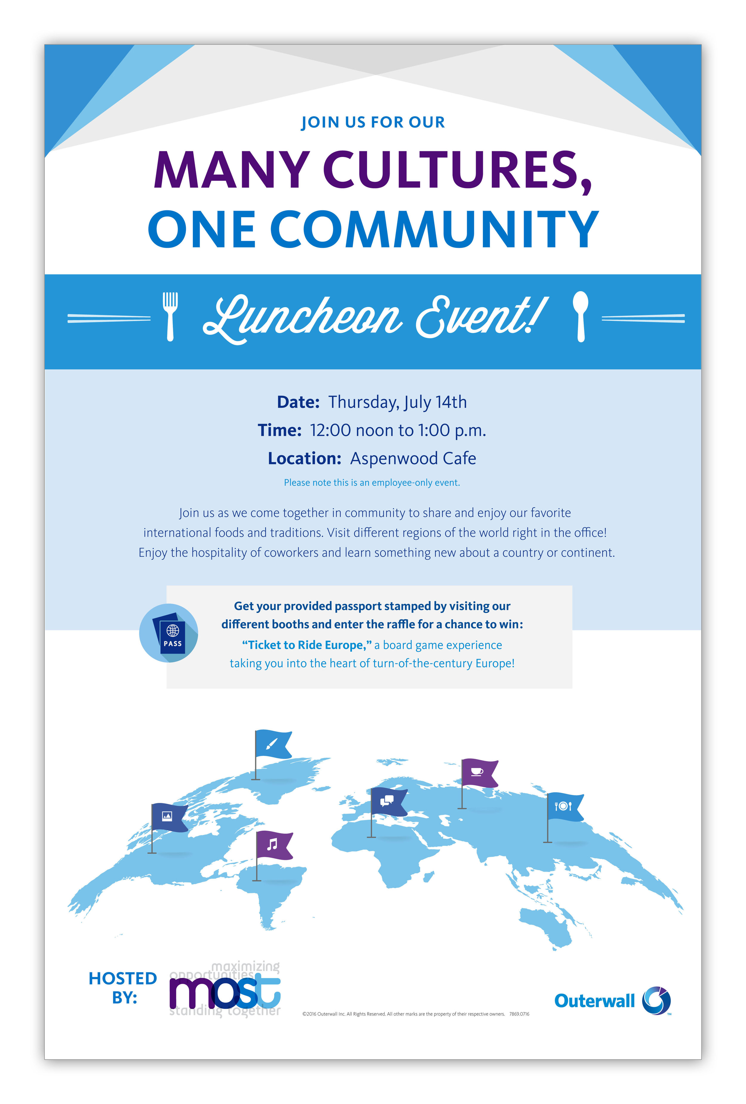 Poster for inter-company event