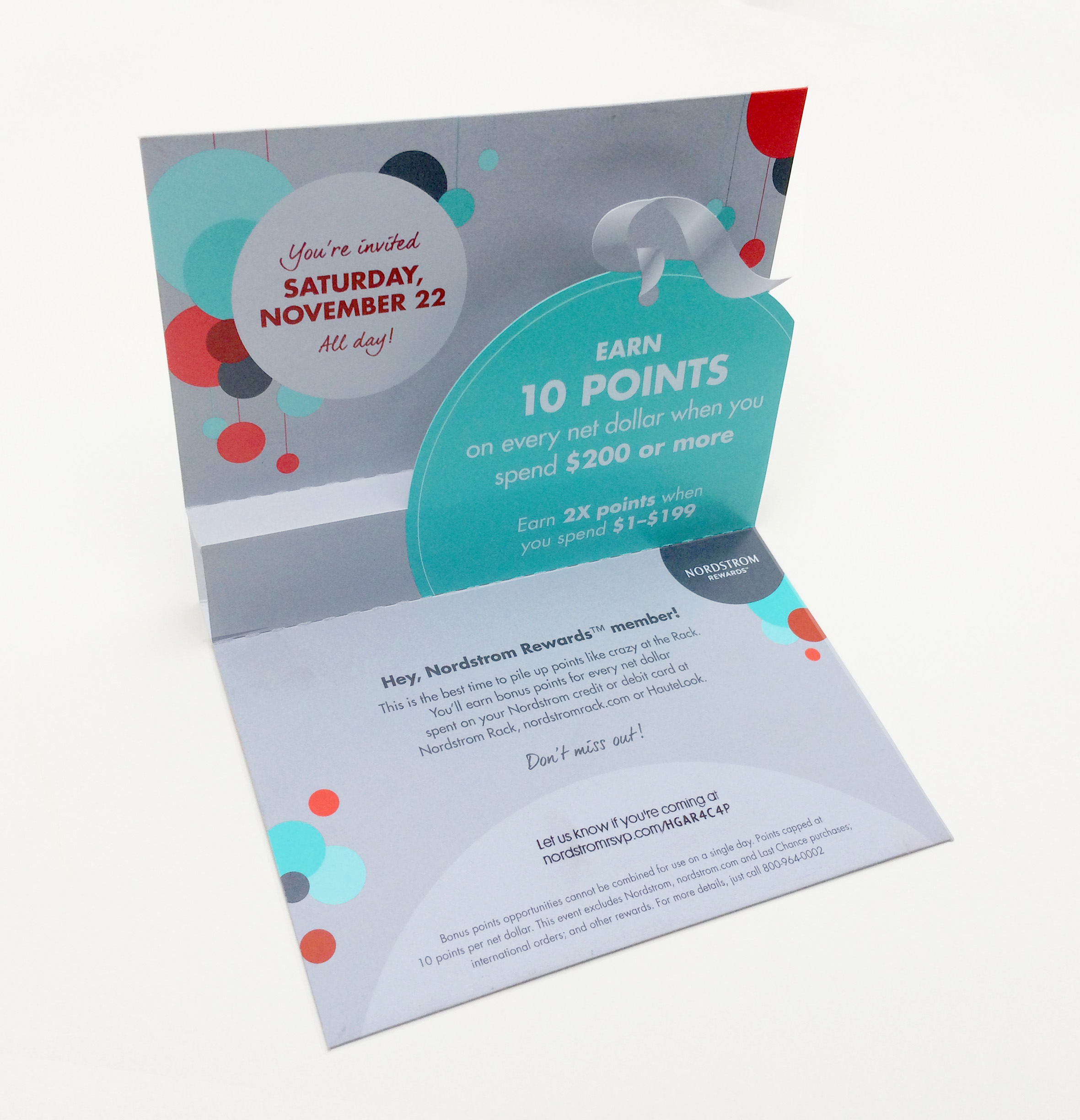 3D Pop-Up Invite interior