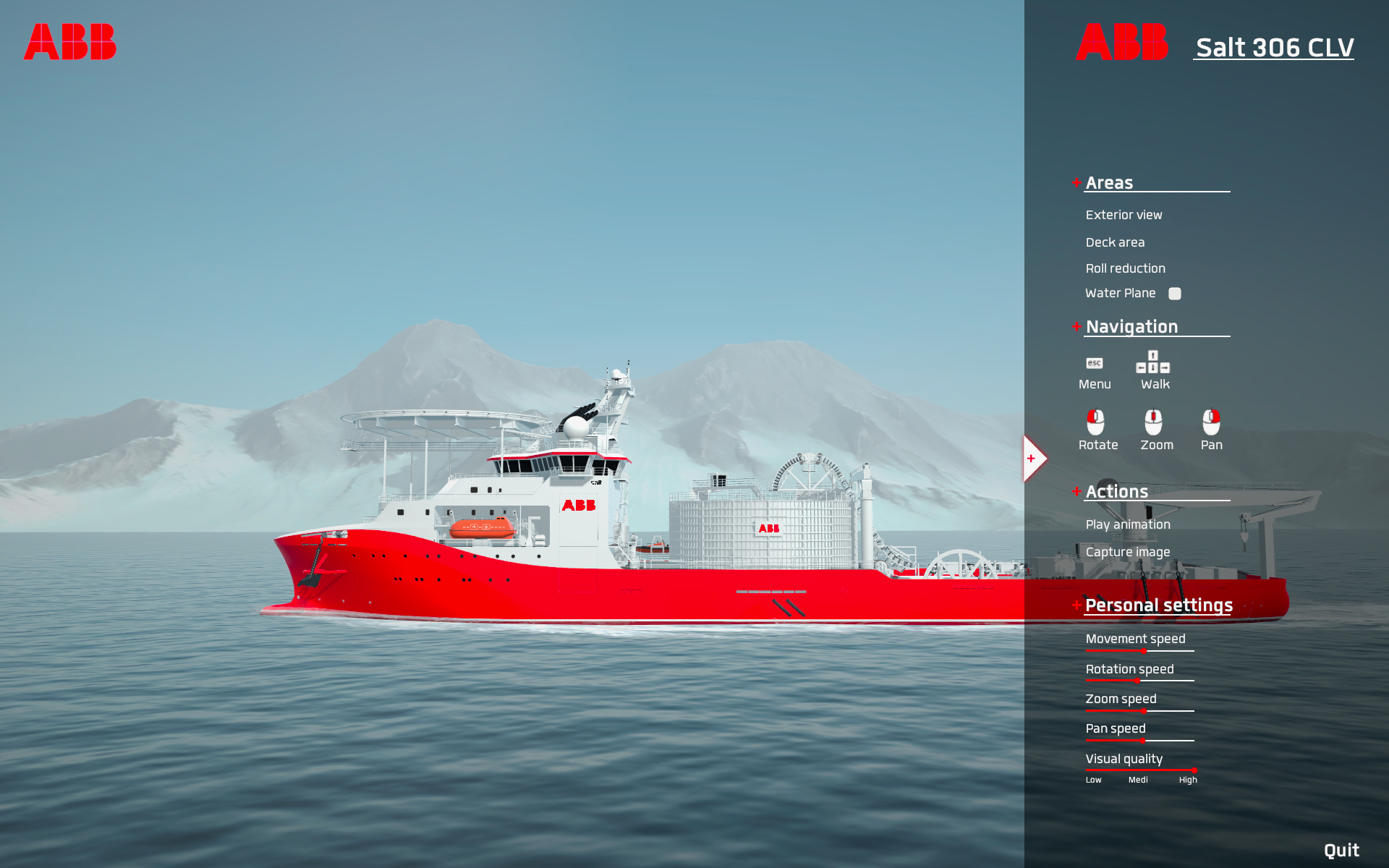 Animated Intro with ship sailing into view
