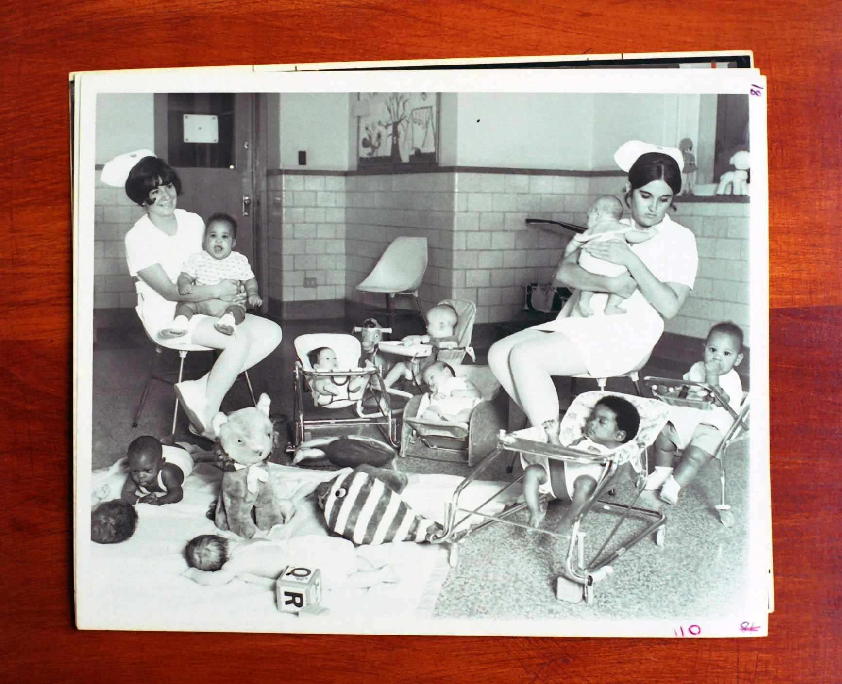 Nurses and babies