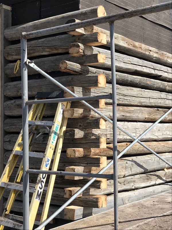 Bridger Canyon Rustic Home Architecture Design close up of reclaimed timber exterior.jpg