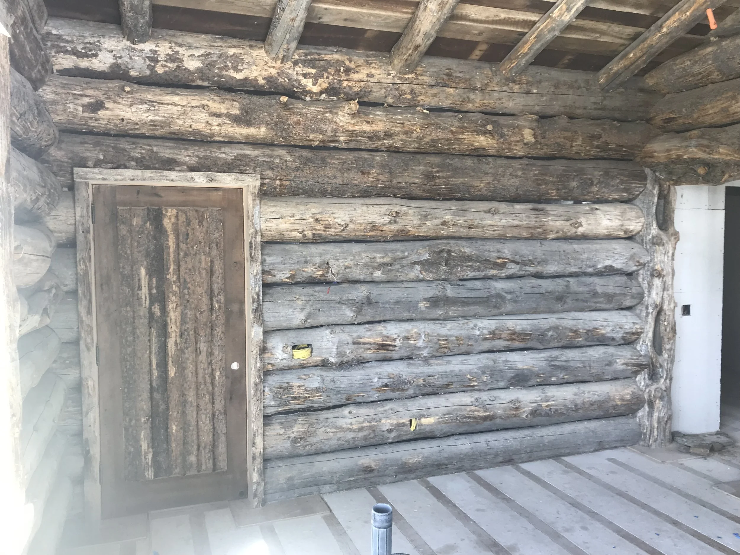 Yellowstone Club Montana Custom Home Design Log Wall surface 2.jpg