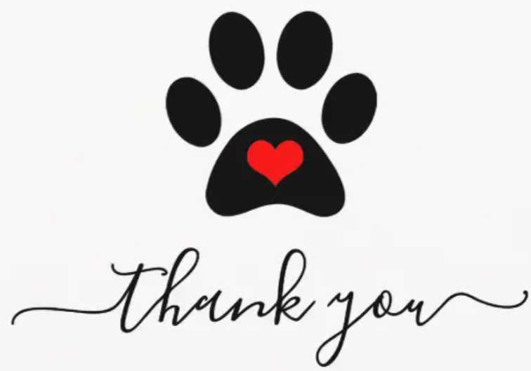 With heartfelt thanks and gratitude...