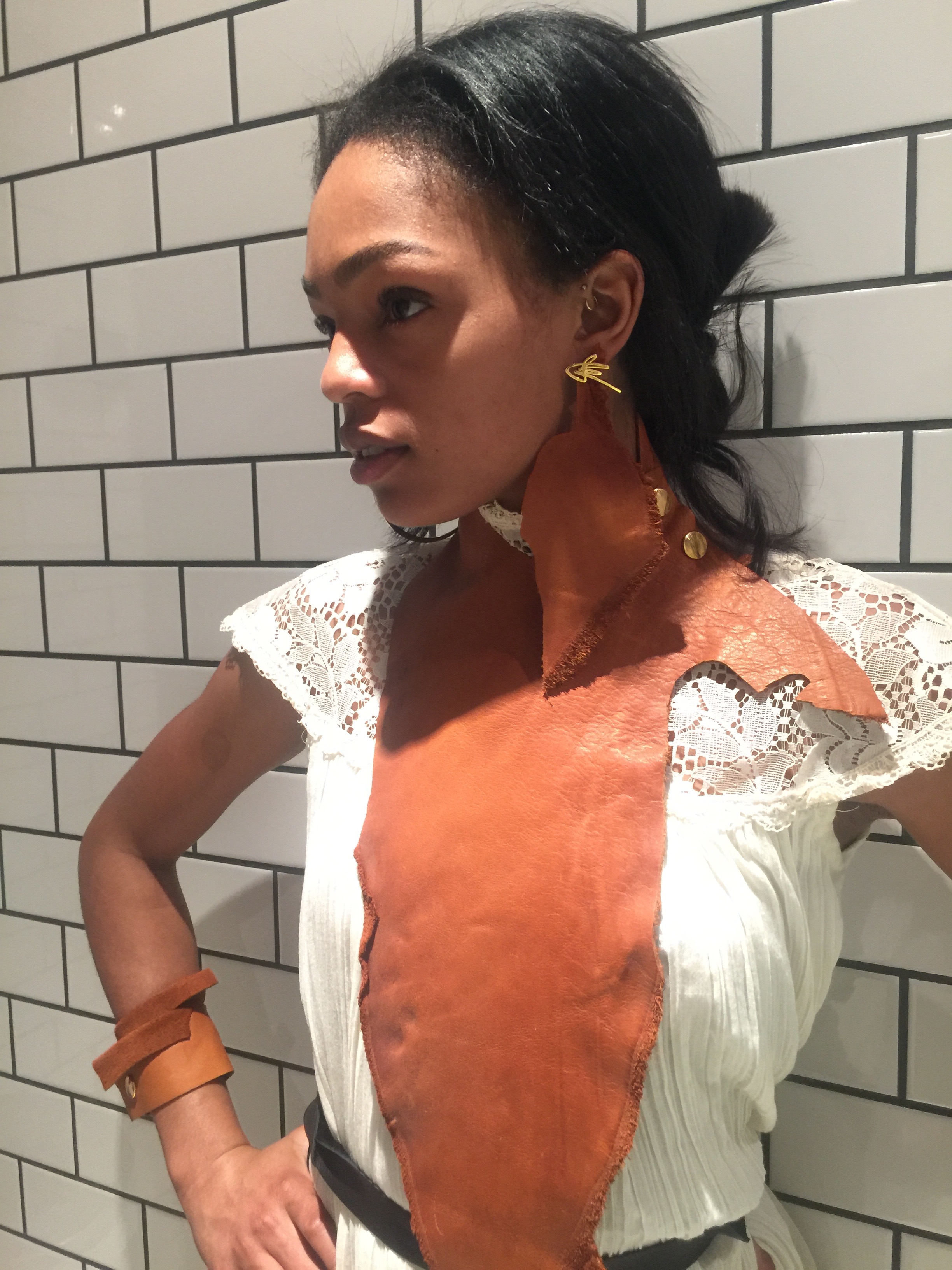 J.Elster The Jagged Folded Cuff in Natural on Selah Marley