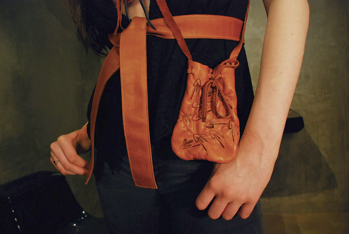 J.Elster The Raw Collection The Interlligent belt in Natural the signature pouch small in natural raw luxury made in new york city nyc by jennifer elster.png