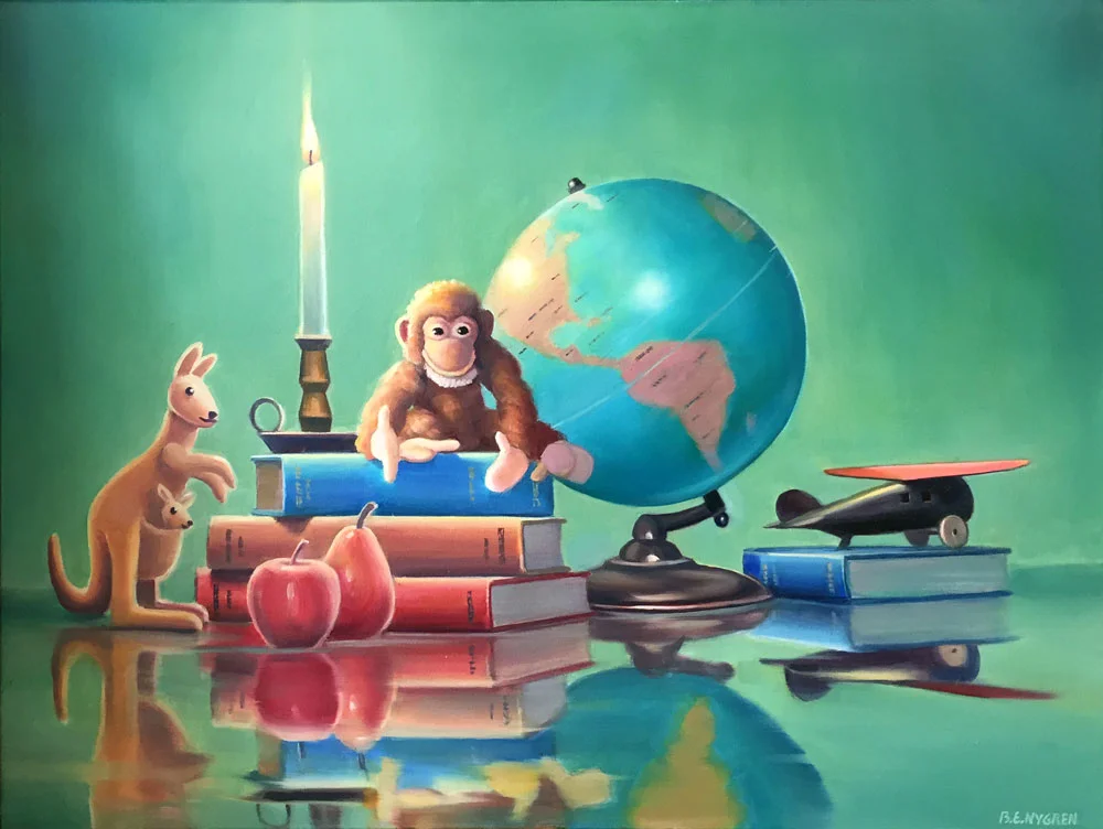 Monkey and Globe