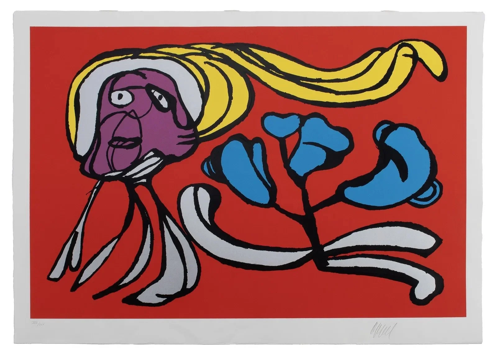 Floating Flower Passion (red), 1977