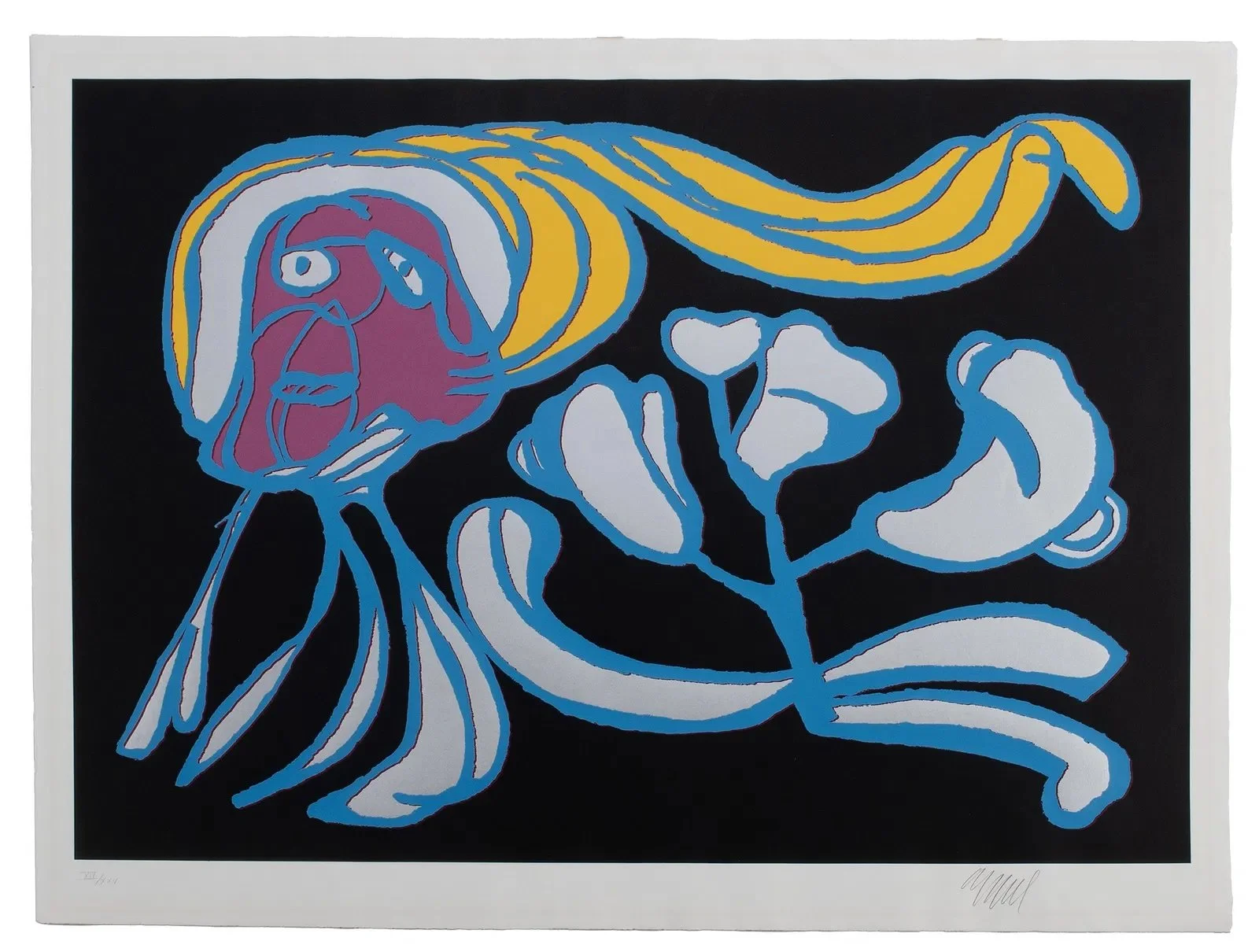 Floating Flower Passion (black), 1977