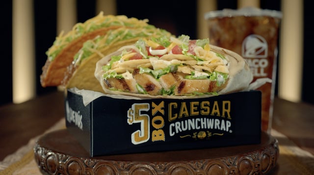 Taco Bell | $5 Caesar Crunchwrap Box