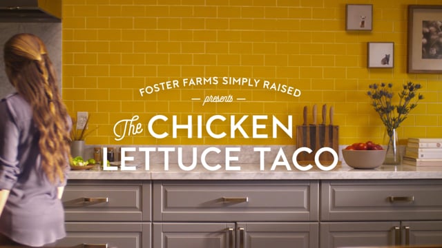 Foster Farms | New Comfort Food | Lettuce Chicken Taco