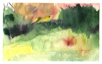 Old Westbury Gardens Watercolor Sketch