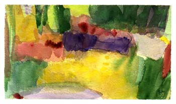 Old Westbury Gardens Watercolor Sketch