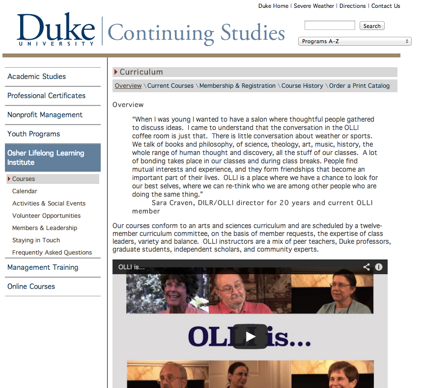 Creative Writing Instructor - Duke University
