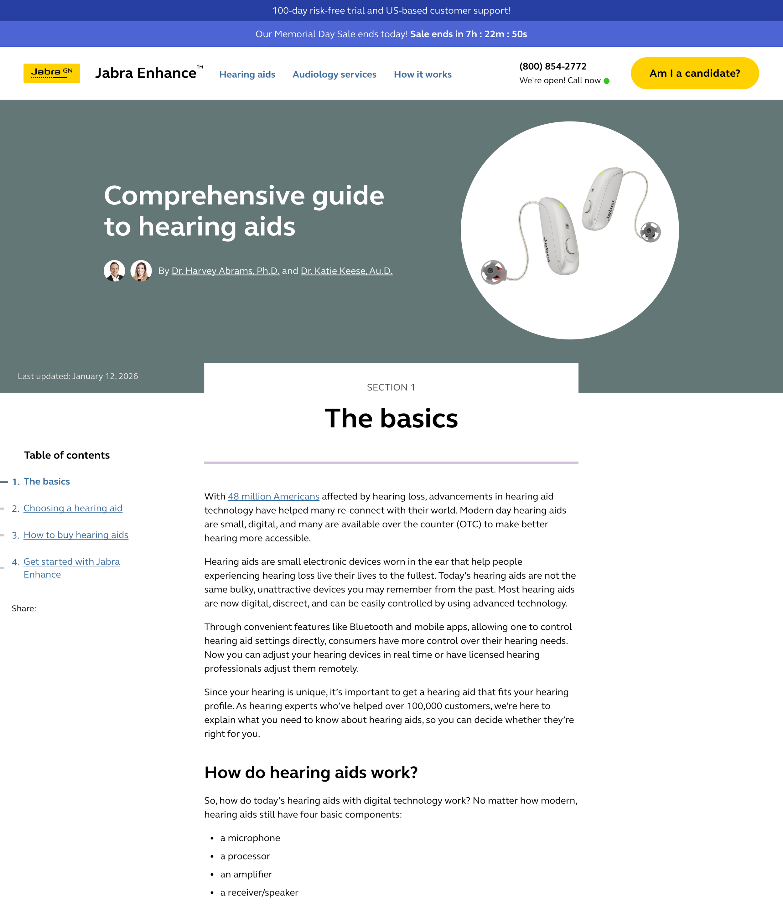 Jabra Enhance (Online Hearing Aids)