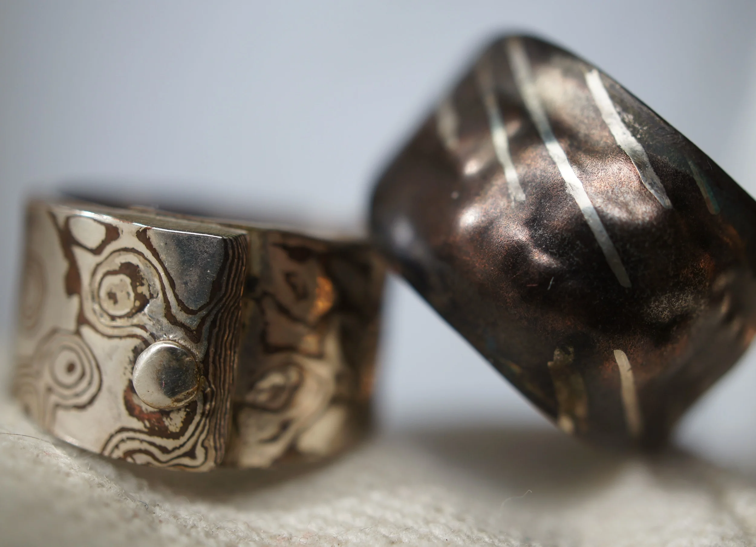 Mokume & Shaku-do Inlay