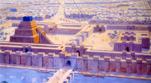 Esagila complex in Babylon