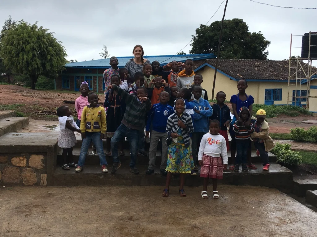 It was a challenge to get all of the kids together but eventually managed it on my last day!