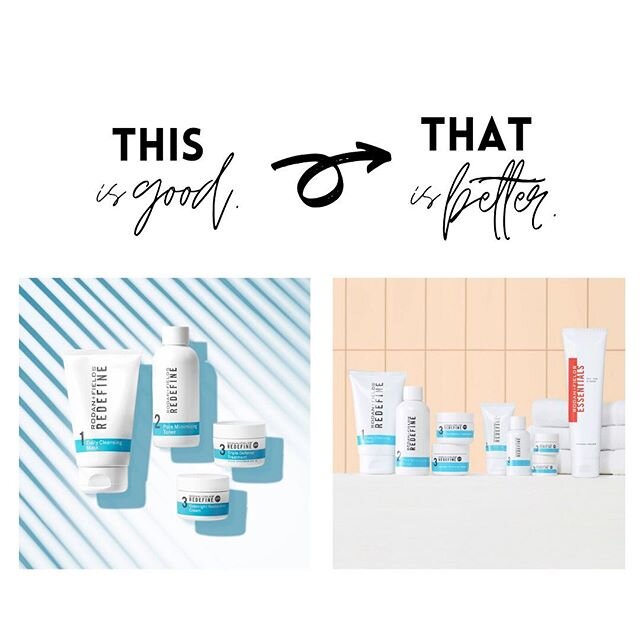 Don&rsquo;t forget about MINIS! They&rsquo;re back for a limited time, while supplies last!! 📣📣 ✨Buy a Regimen . . . ✨Grab a Mini Regimen + a FREE Essentials SPF!! That&rsquo;s about $86 in product for $10 more than the cost of a regimen all by its