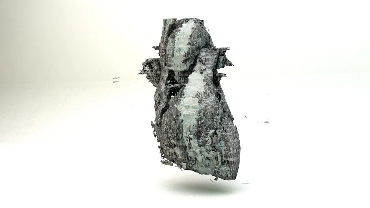 Model extracted from CT data
