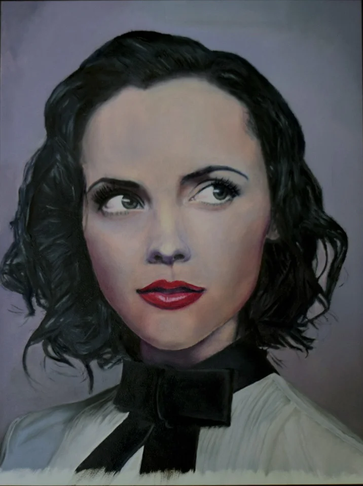 Oil Portrait of Christina Ricci