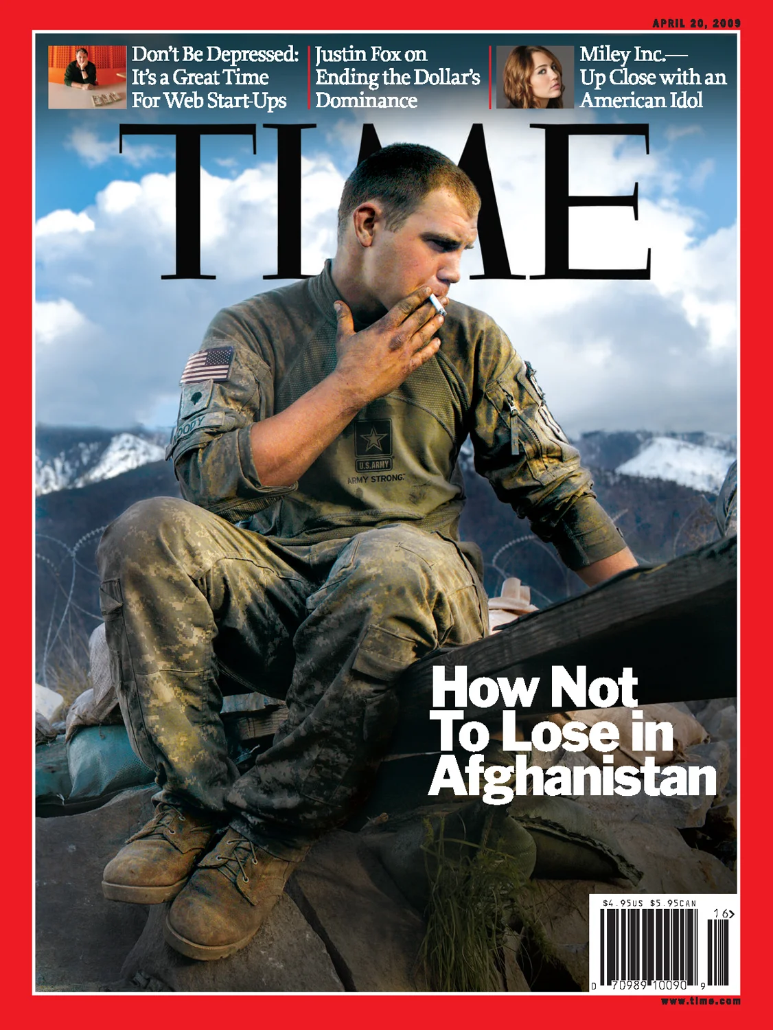 'KORENGAL VALLEY, AFGHANISTAN' for Time Magazine