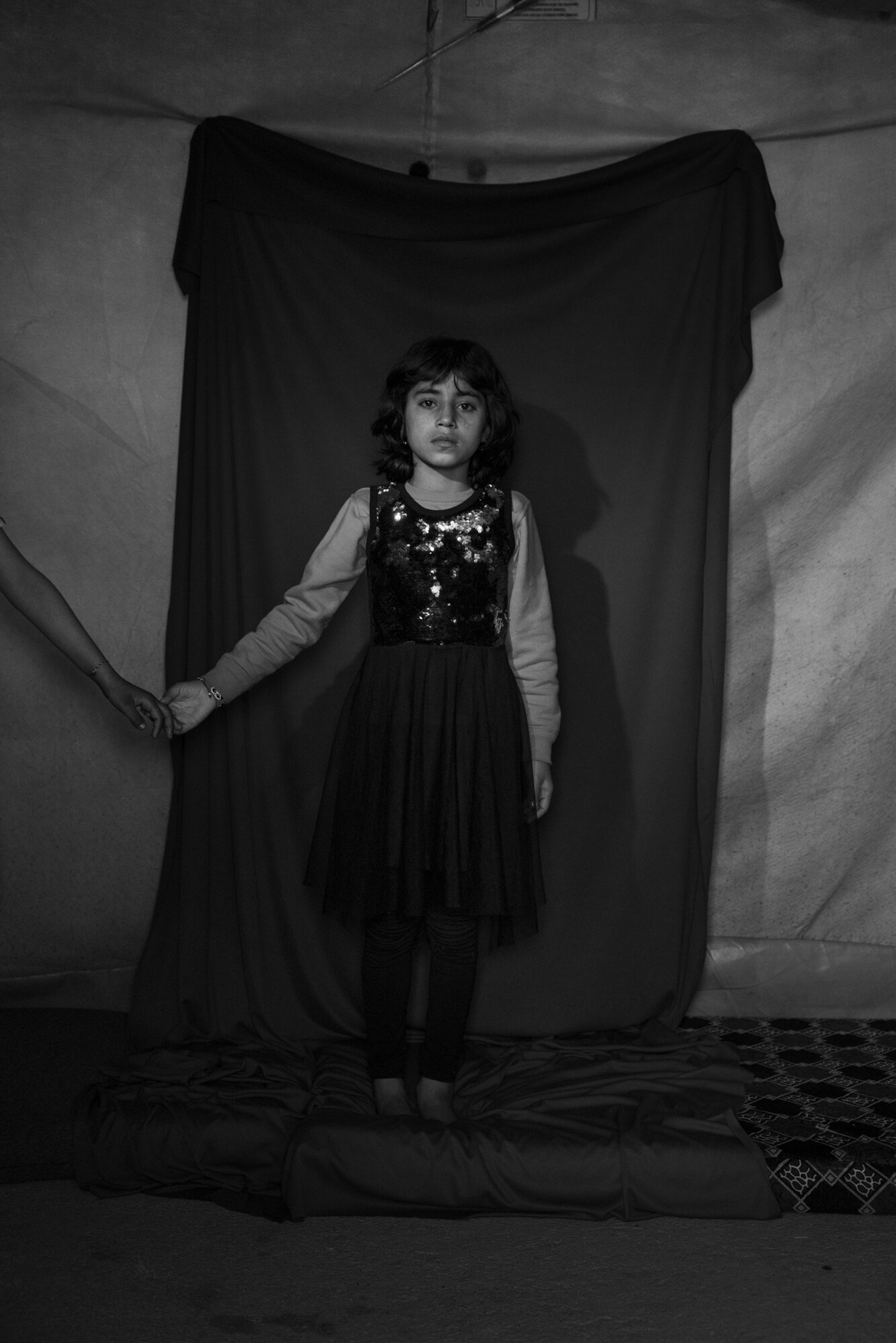  Hediya is 9. She spent five years enslaved by ISIS with her sister Kristina. Iraq, 2019. 