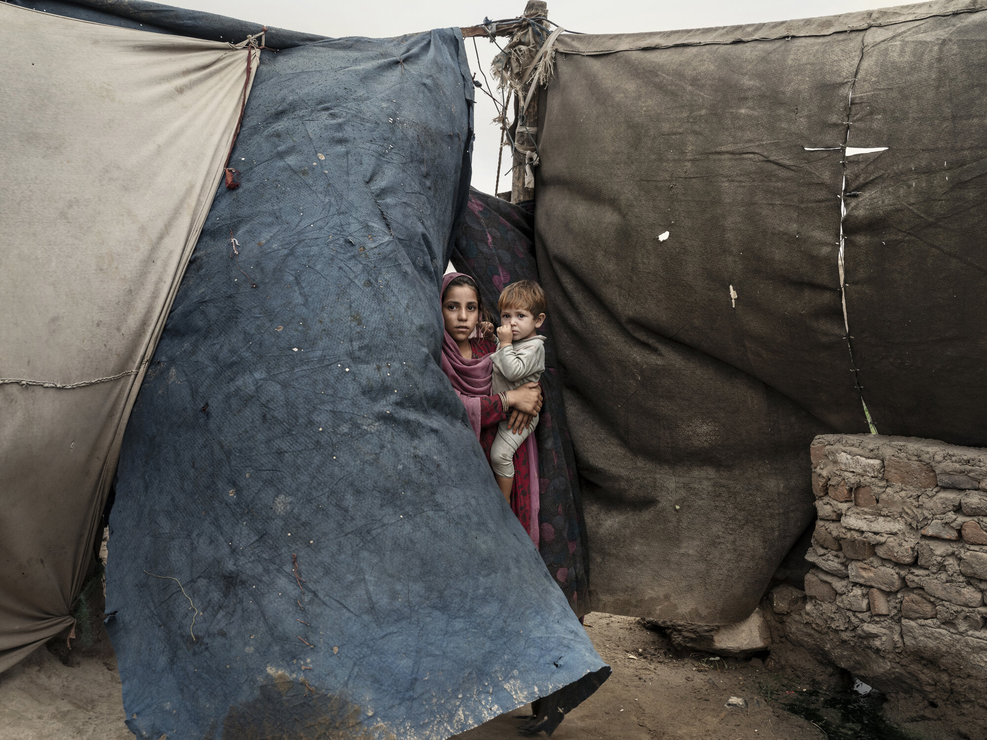  Children displaced by fighting between ISIS and Taliban, Jalalabad, Nangarhar Province, Afghanistan, 2019. For  The New Yorker  