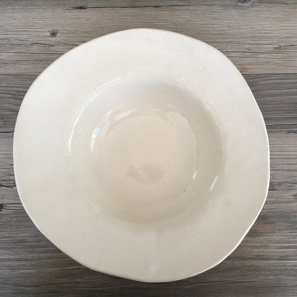 accurately Dwelling is there White ceramic Pasta Bowl - Sombrero - set of 4 - glossy white glaze on a white  clay body - cool and clean and inspired by nature ONE BOWL — Blue Door  Ceramics