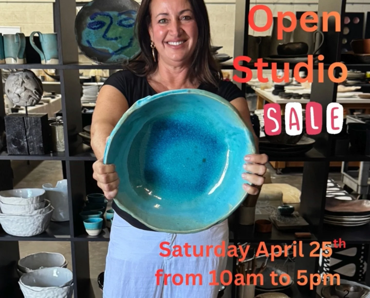 Get ready!  We are having the open studio soon and can't wait to show you what we've been up to! First 50 guests get a mini candle gift 💝! See you in 2 weeks ! Please help me spread the word and send this to a friend !