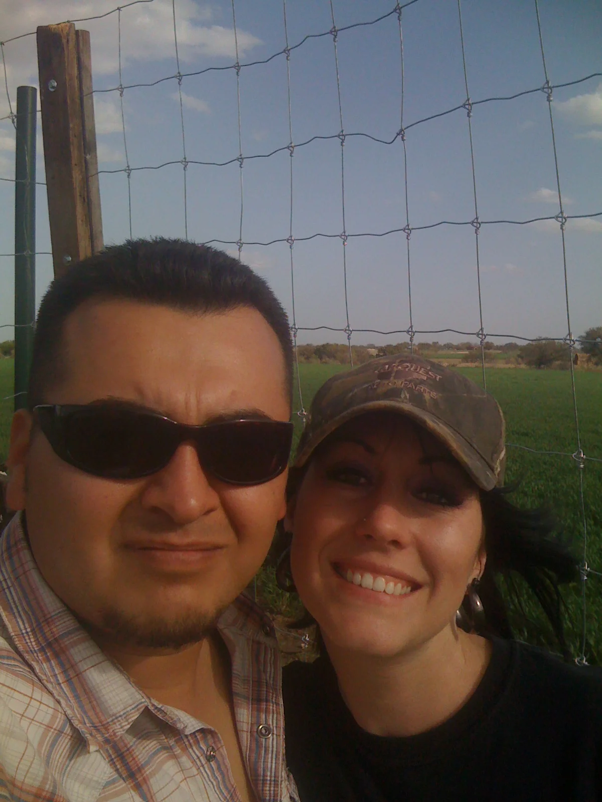 April & Erik taking a selfie. Get back to work!!!