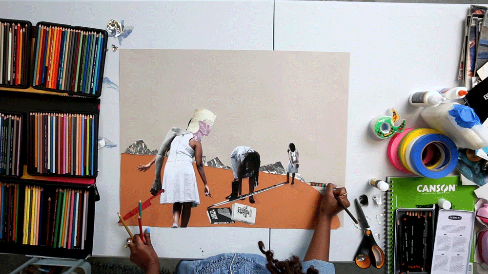 How to make collage | IN THE STUDIO