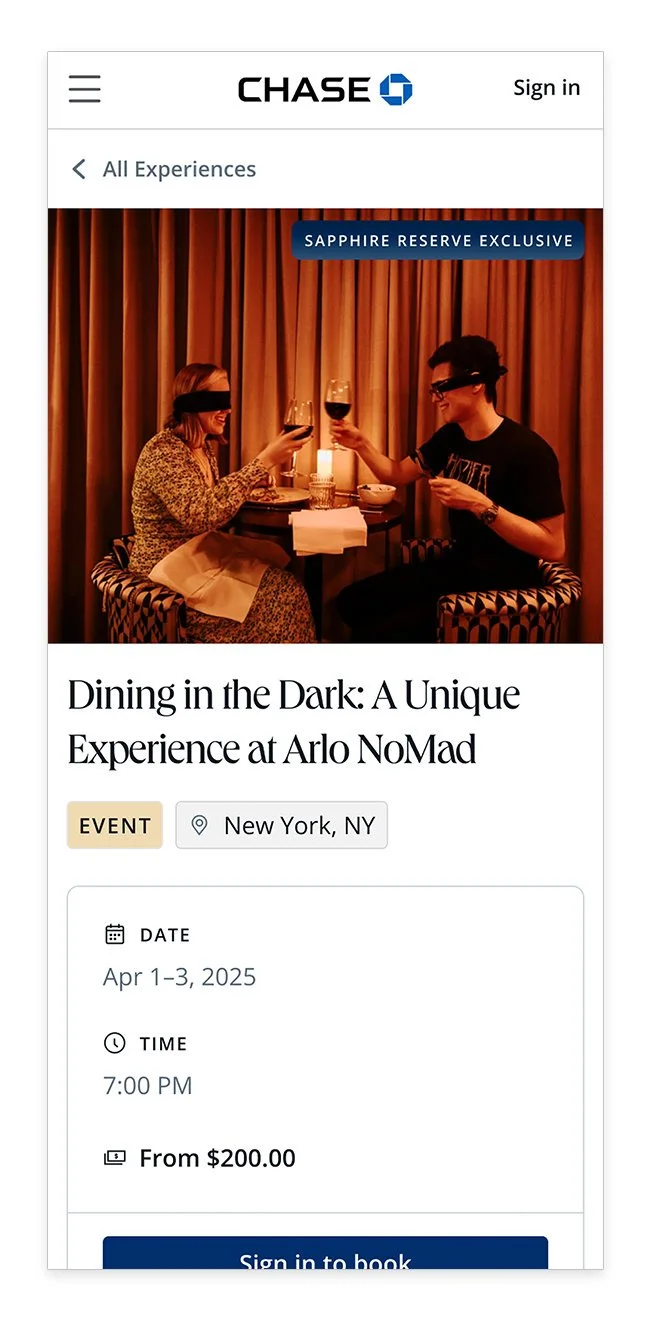 Event Detail Page