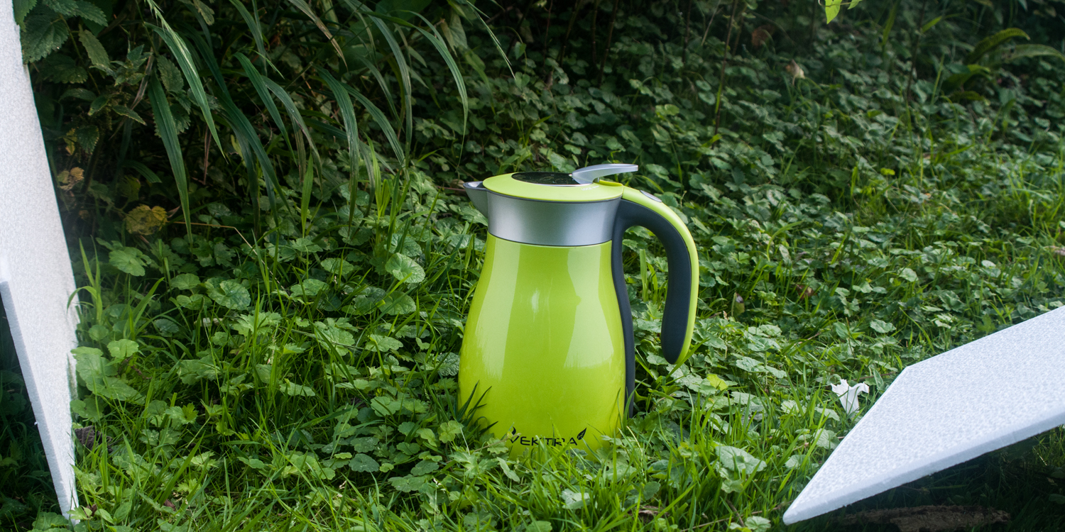 With the polystyrene tiles even the undergrowth starts to take on a steely shimmer. Nature and made-by-man, merging