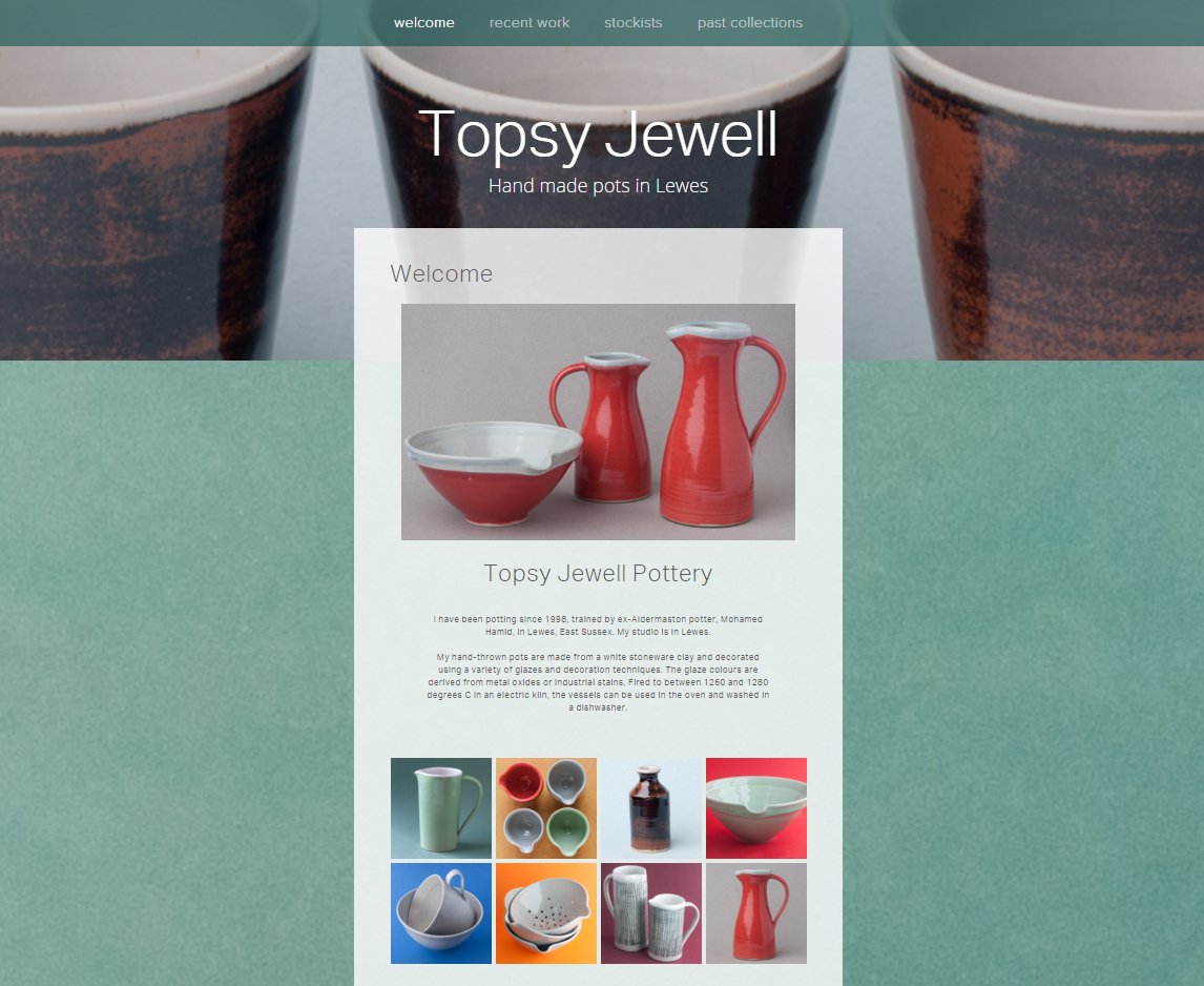 Topsy Jewell Pottery Welcome Page Screenshot.jpg