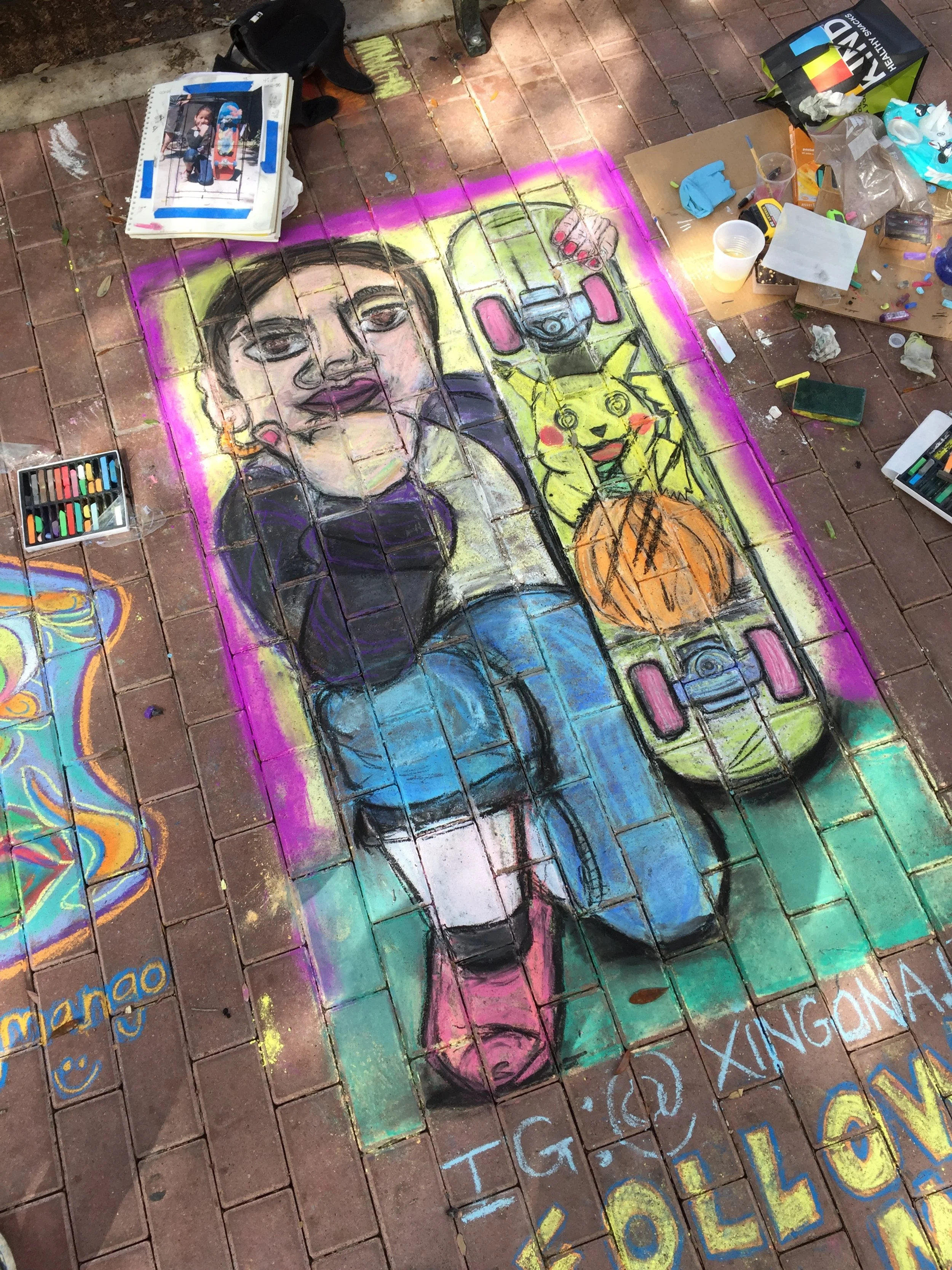 Chalk it Up Artist, 2017