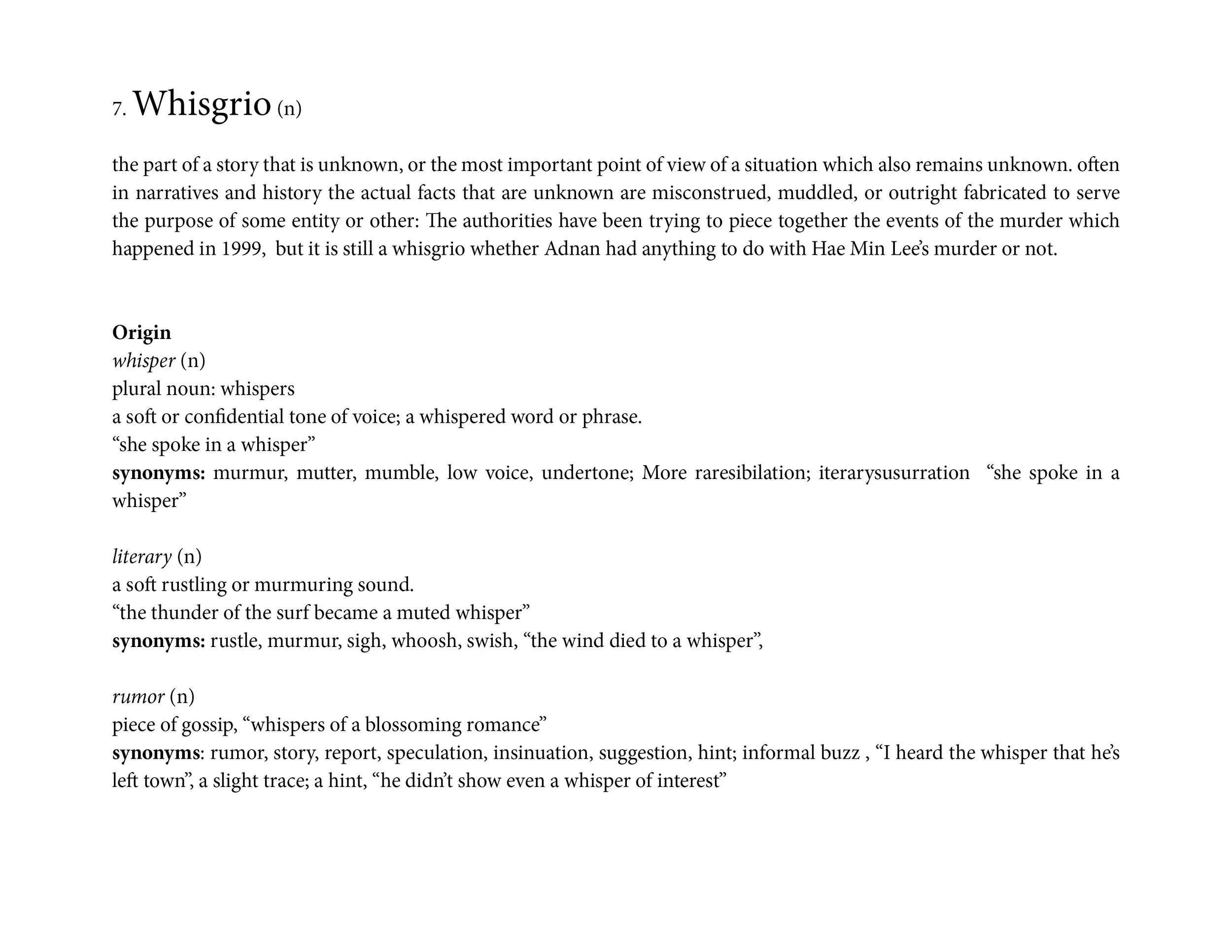 Words Christophe Thompson