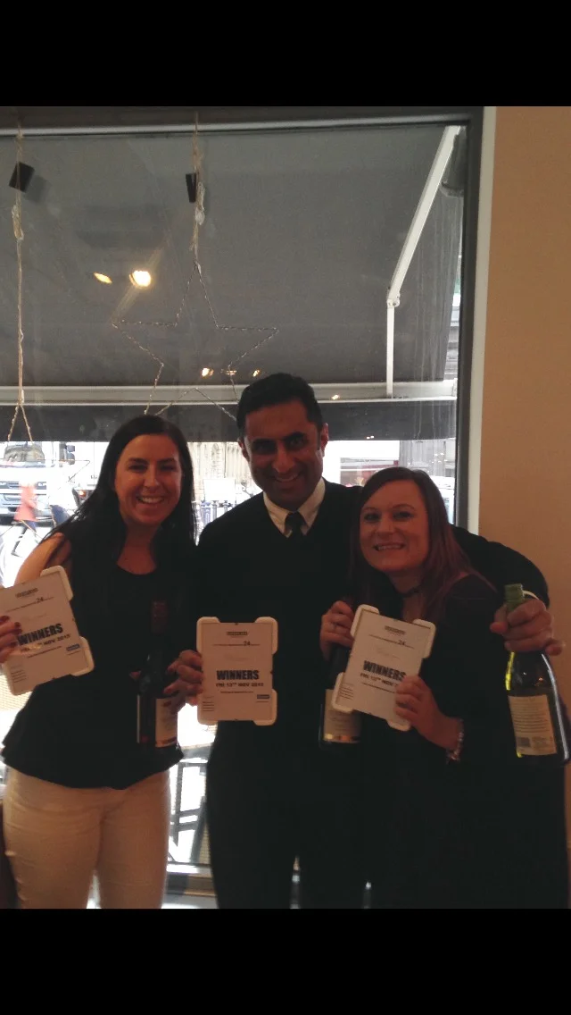 The winning team were awarded with wine and a plaque so we can never let the other team forget! Well done team!