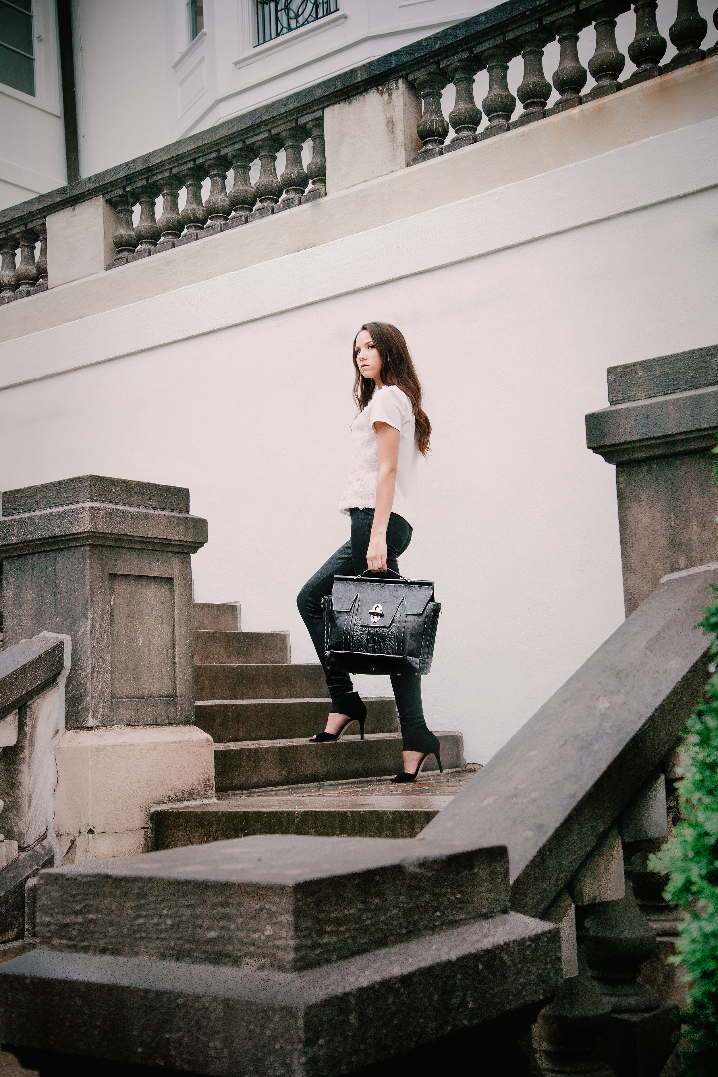 Katy B. of L Modelz Model Management Hair & MuA: Tricia Foster Handbag Designer: House of 5th