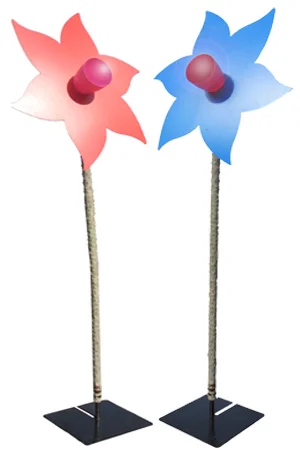 Giant Flowers Approx -- 2.5m high 3 available