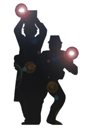 Paparazzi Cut outs - life sized with flashing lights behind camera cut outs - 6 available