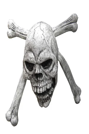 Skull and Crossbones 3D front - flat back Approx dimensions - 60cm x 60cm