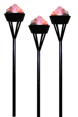 Flambeau with silk flame lights