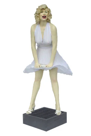 Lifesized Monroe - Fully 3D This figure has a fan built into the base to lift the skirt